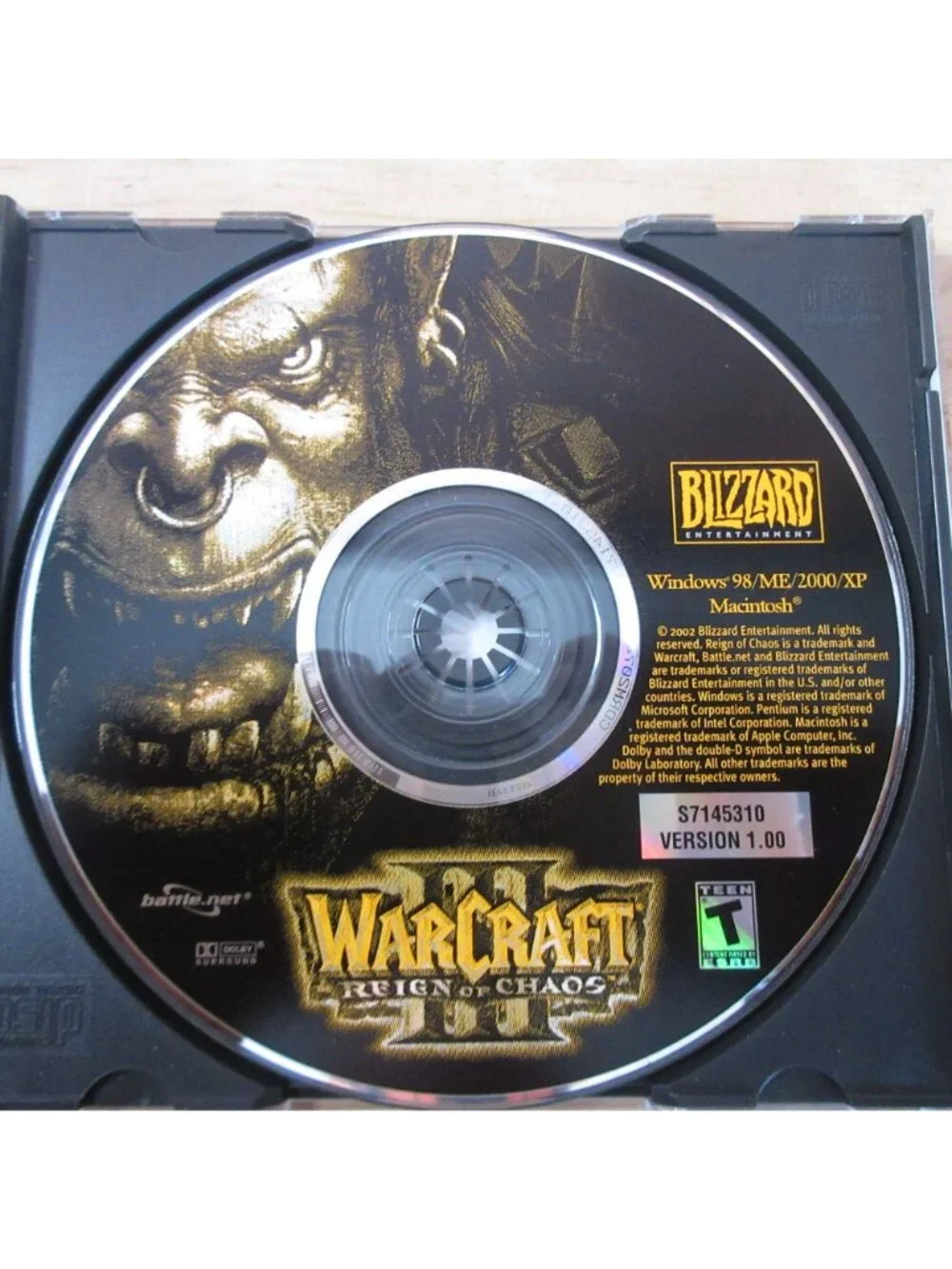 Warcraft III: Reign of Chaos (PC, 2002) Game